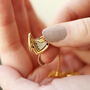 Personalised Birthstone Heart Locket In Gold Plating, thumbnail 5 of 12