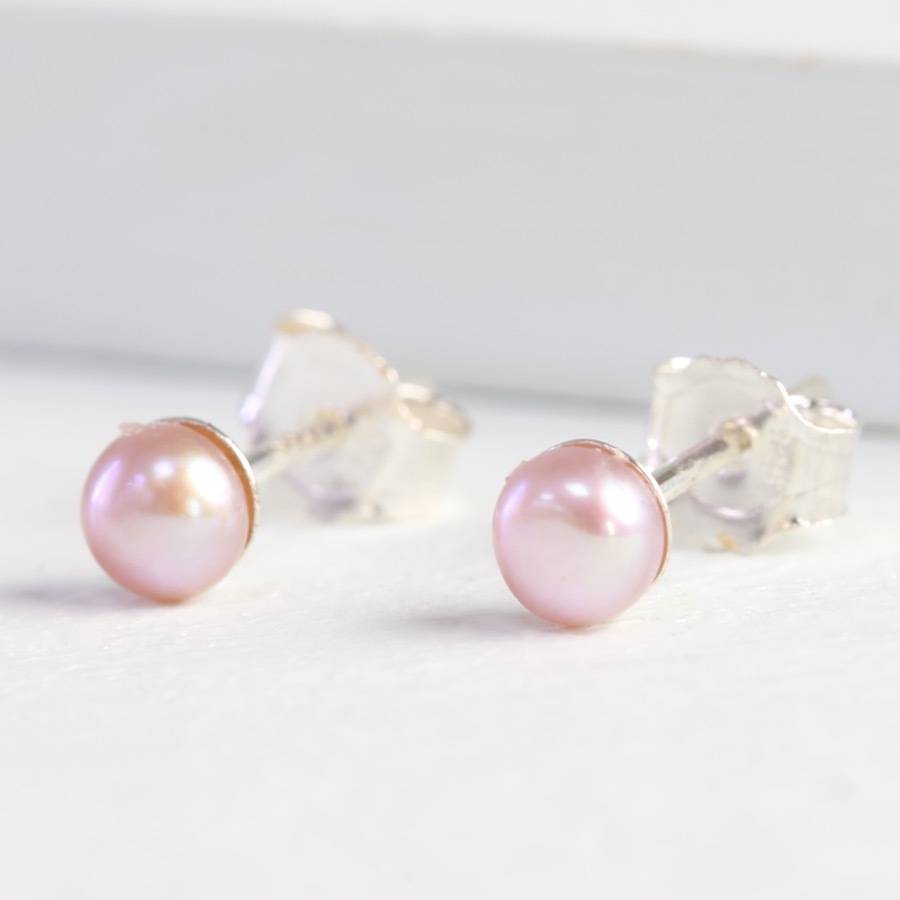 small freshwater pearl earrings by lisa angel | notonthehighstreet.com