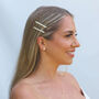 Alyssa Freshwater Pearl Hair Slide Short, thumbnail 2 of 2