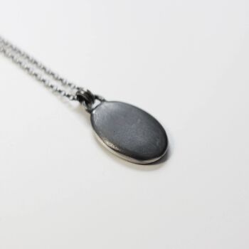 Fossil Mini Daisy Oxidised Sterling Silver Necklace, 3 of 6