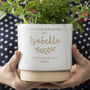 Personalised Christening Indoor Plant Pot, thumbnail 1 of 6