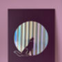 A4 Holographic Wolf Moon Poster, thumbnail 1 of 2