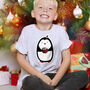 Personalised Kids Penguin T Shirt, thumbnail 2 of 8