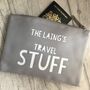 Personalised Travel Stuff Travel Documents Pouch, thumbnail 2 of 7