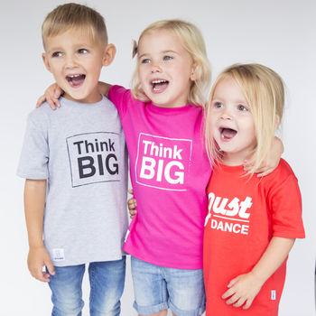 Cool Kids T Shirt, Just Dance, Slogan Tshirt, Kids Top, 2 of 3