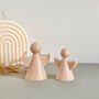 Beige Angel Candle And Angel Gift, thumbnail 2 of 10