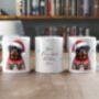 Personalised Rottweiler In Christmas Jumper Mug B, thumbnail 2 of 2