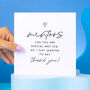 Special Mentor Thank You Card, thumbnail 1 of 2