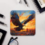 Highland Series Set Of Four Pu Leather Coasters, thumbnail 7 of 8