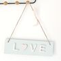 Love Hanging Wooden Sign, Valentines Love Sign, thumbnail 2 of 2