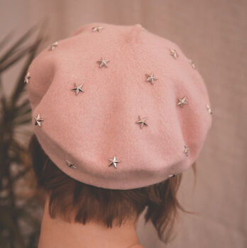 Delphine Star Studded Beret, 4 of 12