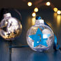 Personalised Star Initial Christmas Bauble, thumbnail 4 of 4
