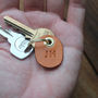 Personalised Leather Key Tag, thumbnail 2 of 7
