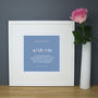 Personalised 16th Birthday Print And Mount, thumbnail 2 of 7