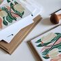 Linocut Snowdrop Notecards Set Of Eight, thumbnail 2 of 11