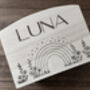Rainbow With Flowers Money Box For Children And Teens, thumbnail 4 of 4