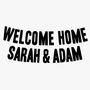 Custom Colour Welcome Home Banner, thumbnail 1 of 5