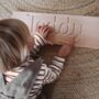 Personalised Wooden Cursive Name Tracing Board, thumbnail 5 of 7