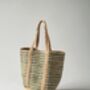 Jute Basket Tote Bag, Three Colours Available, thumbnail 6 of 8