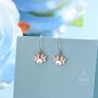 Sterling Silver Axolotl Drop Hook Earrings, thumbnail 4 of 12