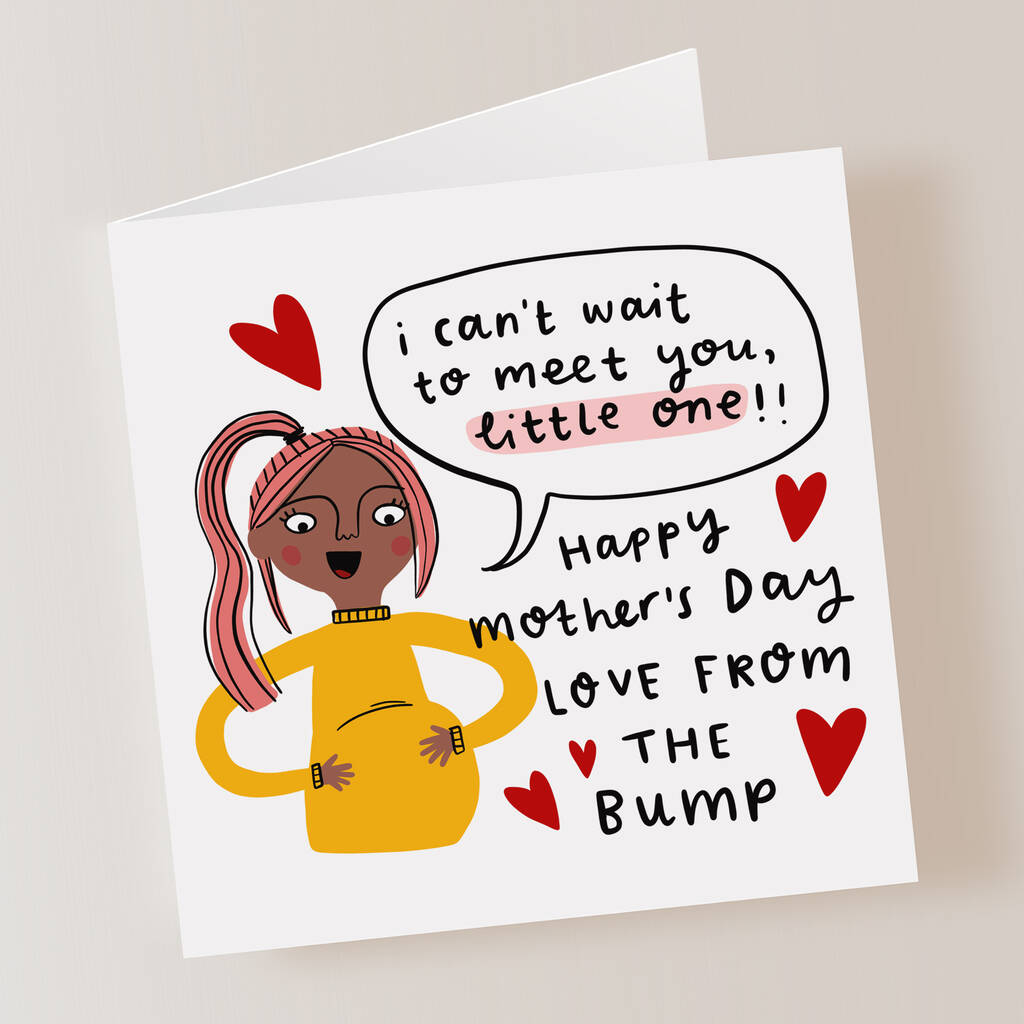 From The Bump Mothers Day Card By Arrow T Co