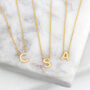 9ct Gold Mini Initial Necklace With Personalised Photobox, thumbnail 2 of 11