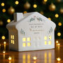 Personalised Christmas Foliage LED House, thumbnail 1 of 5