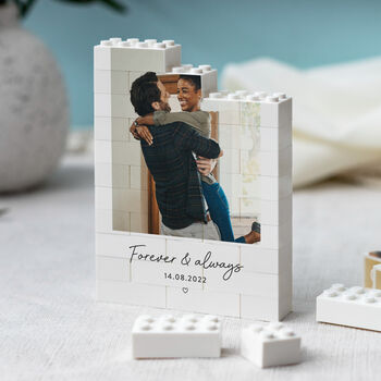 Personalised Romantic Style Block For Couple, 7 of 11