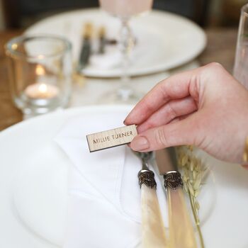 Personalised Wedding Table Number And Place Names, 4 of 7