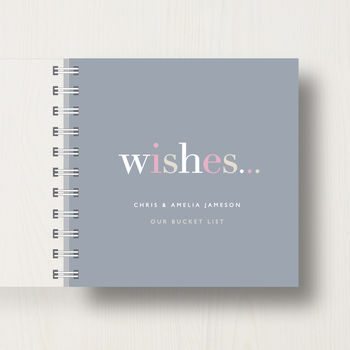 Personalised 'Wishes' Small Notebook, 8 of 11