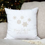 Personalised Christmas Icicle Cushion, thumbnail 1 of 2