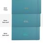 Personalised Moleskine Classic Notebook – Scarlet Red Large | Emboss Your Initials, thumbnail 7 of 8