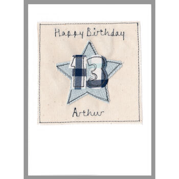 Personalised 21st Birthday Star Card For Him, 6 of 8