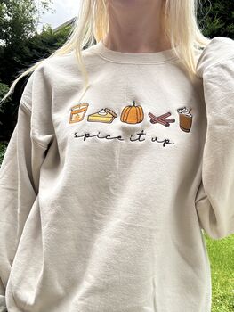 Spice It Up Embroidered Sweatshirt, 5 of 5