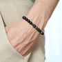 Courage Bracelet For Him – Stretch Crystal Bracelet, 6mm Beads, thumbnail 3 of 4