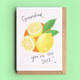 Lemon Pun Card For Dad, Daddy Or Grandad, thumbnail 2 of 4