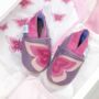 Dotty Fish Butterfly Soft Leather Baby Shoes With Barefoot Soles, thumbnail 1 of 11