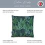 Luxury Super Soft Velvet Cushion Ferns Floral, thumbnail 3 of 8