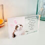 Cat Acrylic Block Keepsake Memory Gift, thumbnail 1 of 5