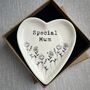 Mother's Day Special Mum Floral Large Porcelain Trinket Dish, thumbnail 3 of 3