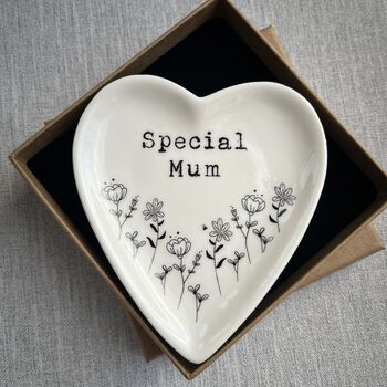 Mother's Day Special Mum Floral Large Porcelain Trinket Dish, 3 of 3