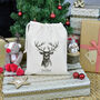 Personalised Stags Head Gift Bag, thumbnail 2 of 2
