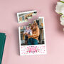 Personalised Mother's Day Gift Photo Block: Best Mum Ever Keepsake For Mum Made From Lego® Bricks, thumbnail 1 of 4