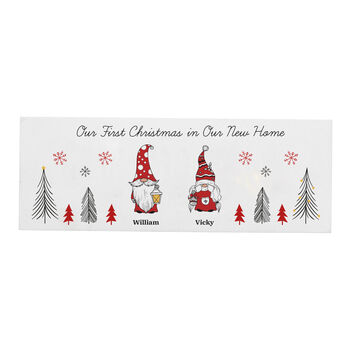 Personalised Gonk Family Christmas Wooden Mantel Decoration, 5 of 5