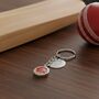 Personalised Cricket Ball Key Chain/Keyring, thumbnail 2 of 12