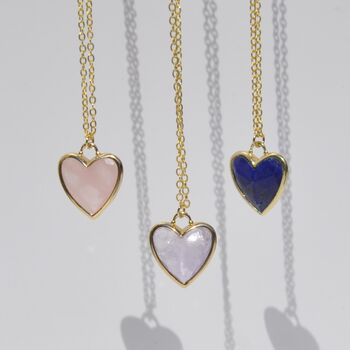 30th Birthday Crystal Heart Pendant Necklace Gift For Her, 6 of 7