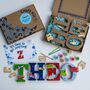 Personalised Paint Your Own Car Wooden Name, thumbnail 1 of 6