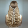 Long Pearl Wedding Hair Vine “Delilah”, thumbnail 1 of 3