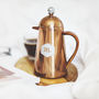 Personalised Geometric Copper Coffee Pot, thumbnail 1 of 7