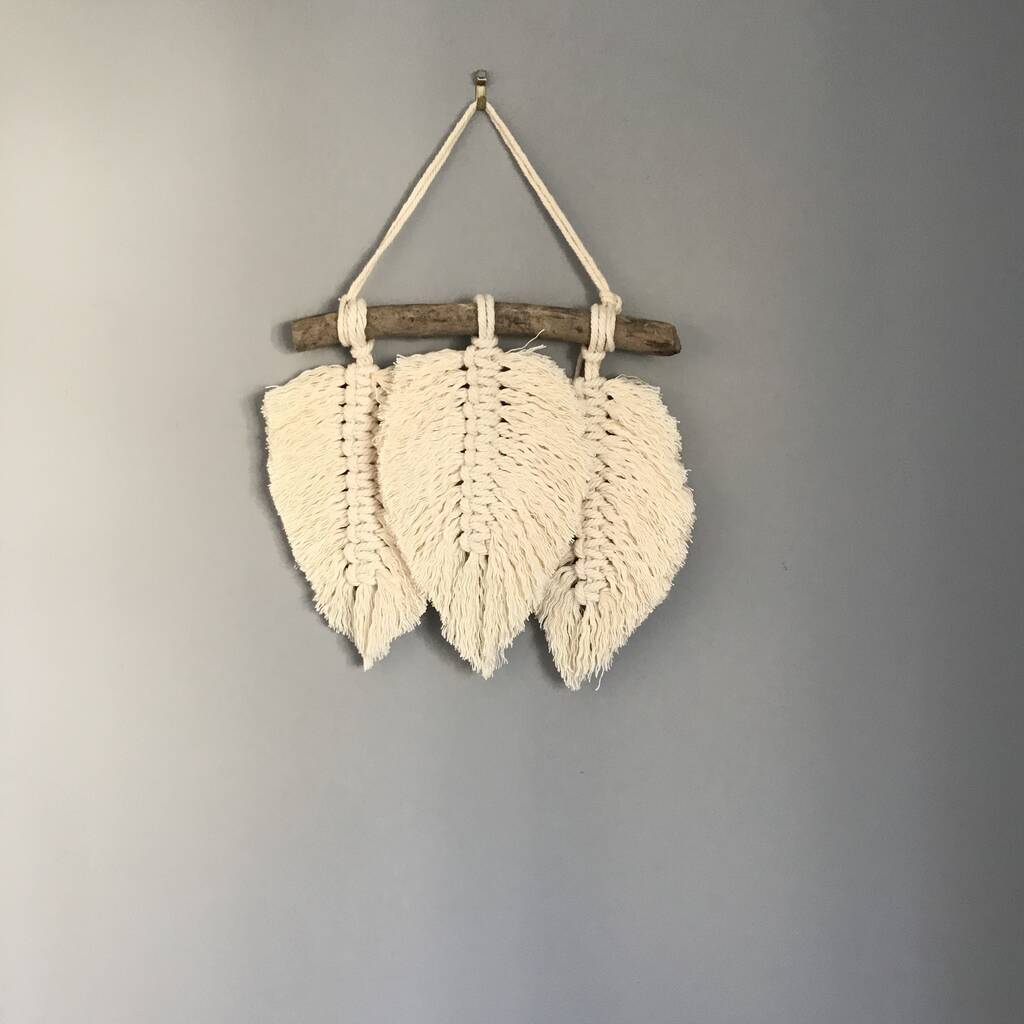 Macrame Feather Wall Hanging Craft Kit By My Little Wish ...